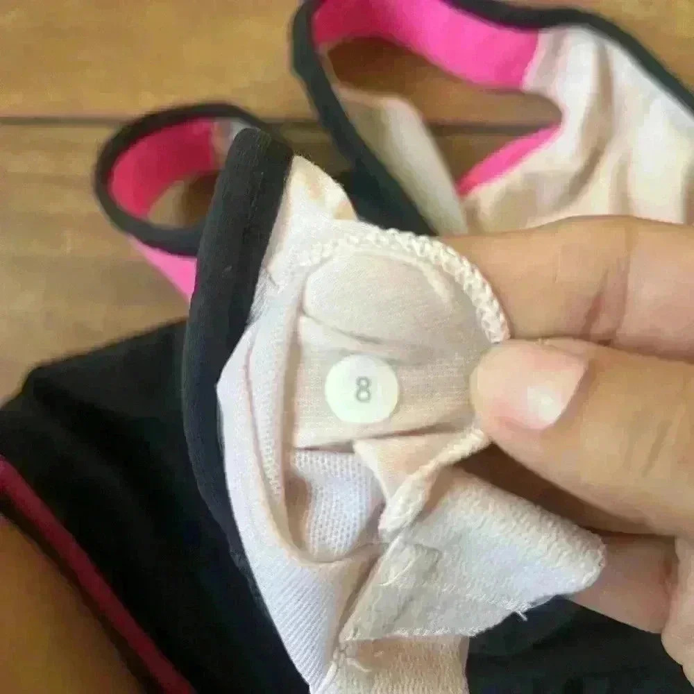 Lululemon Cardio Kick Tank Pinkelicious / Parfait Pink / Black size 8 - Picture 5 of 5